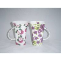 new bone china mug/cup with flower printing thumbnail image