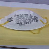 Disposable medical 3 layer face mask / 3 ply surgical face mask with earloop thumbnail image