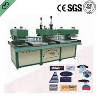 easy operation silicone rubber making machine for embossing garjments,shoes and hats thumbnail image
