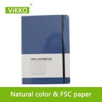 Print leather hard cover notebook with elastic band thumbnail image