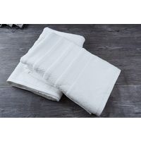Custom star hotel supplies high quality pure white cotton towel thumbnail image
