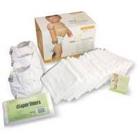 Real Nappies Cloth Diapers Essentials Pack, Newborn Size, for Babies Up To 12 Weeks, 5-13 Lb thumbnail image