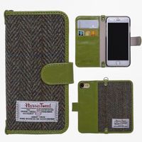 Harris Tweed Wallet Case,Non-Slip, Retro Magnetic Flip Cover Case for iPhone 7 thumbnail image