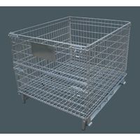 Wire Mesh Storage Metal Foldable Pallet Cage thumbnail image
