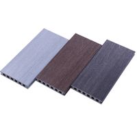 Super scratch resistant outdoor UV stable round holes hollow profile WPC co-extrusion composite deck thumbnail image