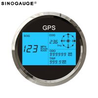 85mm Digital GPS speedometer overspeed Auto meter odometer for motorcycle/ boats/ Truck LCD type thumbnail image
