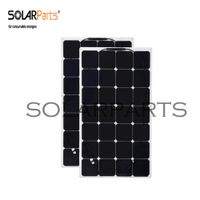 Solarparts 15V 85W Semi Flexible Portable Solar Panel for Marine RV Camping Boat thumbnail image