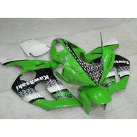 ninja zx-6r 2003 to 2004 aftermarket injection abs replacement body works Green NAKANO fairing thumbnail image
