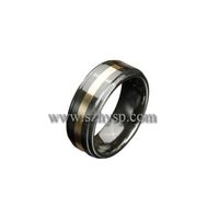 Ceramic Ring RIG003 (14K gold inlaid) thumbnail image