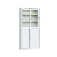 Glass door cupboard, office filing cabinets, metal cabinet thumbnail image