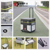 Outdoor Portable Camping Kitchen Station with Dining BBQ Grill thumbnail image