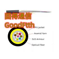 Military Tactical Field TPU Cable 1C 2C 4C 8C 12C 24C SM G652D G657 G655 MM OM3 OM4 OM5 GoodFtth thumbnail image