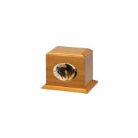Luxury Good Quality Burlwood Traditional Pet Loss Supplies Cremation Ashes Holder Urn Box thumbnail image