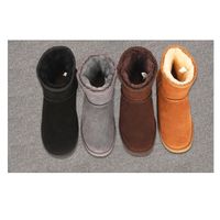 5825 Free Samples Natural Wool Antiskid EVA Sole Sheepskin Boots Women Snow Boots thumbnail image