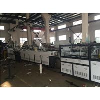 PVC electric conduit pipe making machine / Double pipe extrusion line thumbnail image