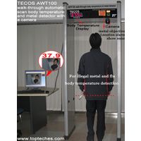 COVID-19 virus Body Thermal Scanner & Metal Detector Gate with camera, Body Temperature Thermometer thumbnail image