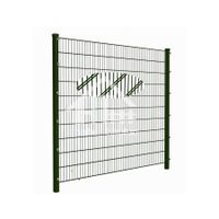 High Quality Public Facility Walkway Pedestrian Double Wire Panel Fence thumbnail image