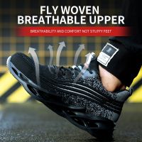young fashion flywoven mesh upper safety shoes 798 thumbnail image