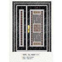 Luxury stainless steel front house door design HL-9668 thumbnail image