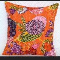 Mix Colorful Kantha Handmade Cotton Cushion Cover thumbnail image