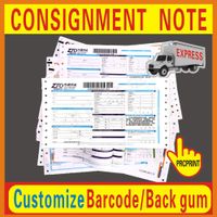 Customized Express paper printing two ply there pages four affixing waybill list continuous form pap thumbnail image