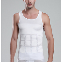 men body shaper vest slimming compression vest abdomen slimming body shaper for men control tummy an thumbnail image