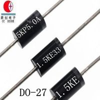 Free Samples DO-27 Package 1500W 36V TVS Chip Rectifier Diode 1.5KE36A/CA Free Samples thumbnail image