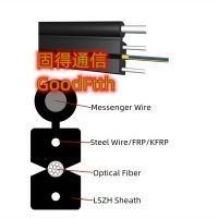 GoodFtth Flat Self-supporting Drop Cables 1C 2C 4C 6C 8C 12C 24C thumbnail image