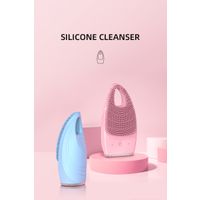 Rechargeable Deep Cleaning Sonic Vibrating Face Brush Facial Massager Skin Care Electric Silicone Fa thumbnail image
