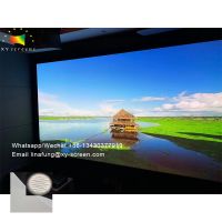 Home Cinema Factory Projector Screen 4K Woven Acoustically Transparent Fabric Fixed Frame Screens thumbnail image