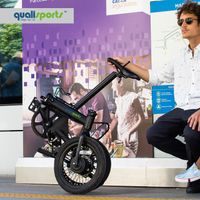 2018 cheap electric ebike 36V mini 250W fashion design pedal assisted system folding bicycle thumbnail image