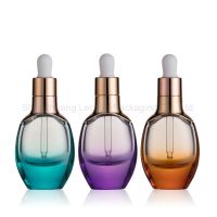 Luxury Essential Oil Bottles Clear Glass Bottles with Aluminum Cap thumbnail image