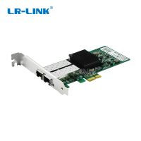 LR-LINK PCIe x1 1000Base-FX Dual Port SFP Fiber Network Adapter NIC ( Intel I350 Chipset) thumbnail image
