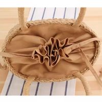 Hot Summer Rattan Straw Purse Beach Handbags for Women Bamboo Handmade Ladies Bag Vintage Gift Chain thumbnail image