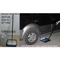 Telescopic search mirror with wheel, under vehicle search mirror, car search mirror thumbnail image