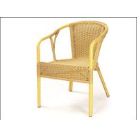 Outdoor coffee shop bamboo chair thumbnail image