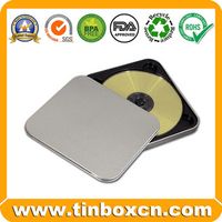 CD tin case,tin CD box,cd tin can,tin box,tin can thumbnail image