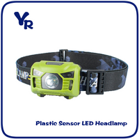 Plastic Sensor LED Headlamp with USB charger thumbnail image