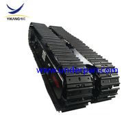 35 ton Mobile crusher crawler steel track undercarriage with rubber pads thumbnail image