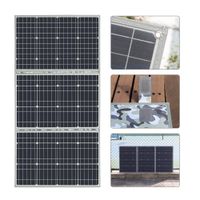 Portable Generator Foldable Solar Panel 20V/150W 66044025mm with 2.5 Flat Red and Black Cable thumbnail image