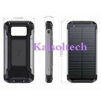 10000mah polymer batteries mobile power source with double usb wireless solar charger thumbnail image