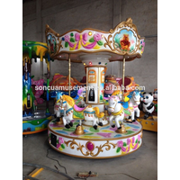 Chinese cheap coin operated kids game machine carousel kiddie ride thumbnail image