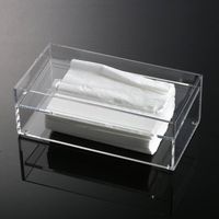 2017 new design transparent acrylic tissue boxes with lid thumbnail image