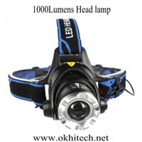 LED Headlamp Headlight Head Torch 1000Lumens Adjustable beam thumbnail image
