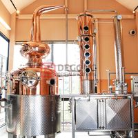 500L Column Still Vodka Gin Distillation Equipment Copper Distiller thumbnail image