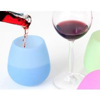 New style FDA silicone cups promotional gifts wine water silicone cup thumbnail image