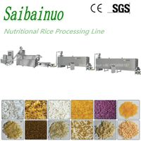 Reconstituted Fortified Rice Extruder Nutritional Artificial Rice Making Machine thumbnail image