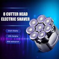 Electric Razor Men Grooming Kit Wet Dry Electric Shaver LCD Display Beard Hair Trimmer Rechargeable thumbnail image