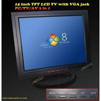 15 inch TFT LCD TV with VGA jack(pc monitor) thumbnail image