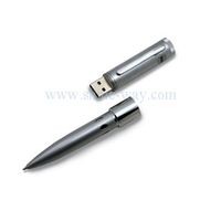 Deluxe Stainless Iron Ball Pen and USB Flash Drive thumbnail image
